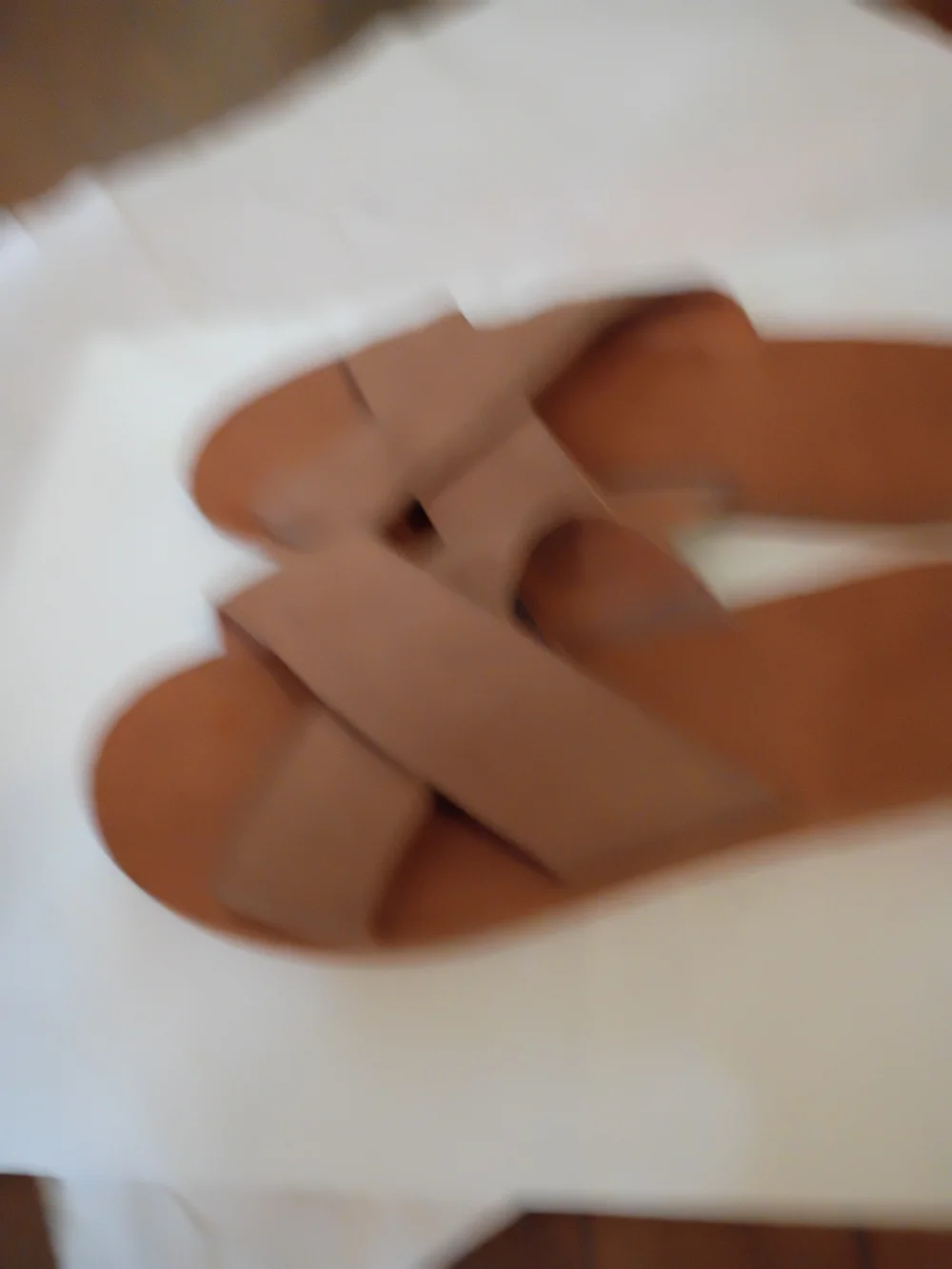 Universal Thread Tan Crossband Slide Sandals Size 10